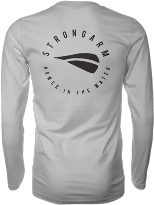 Round Logo White Ls Tshirt Png