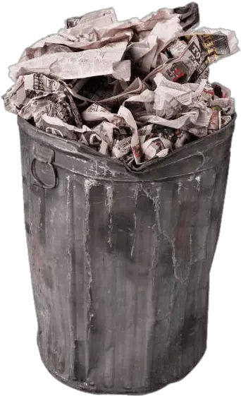 Garbage Can Full Of Paper Transparent Transparent Background Trash Png Garbage Png