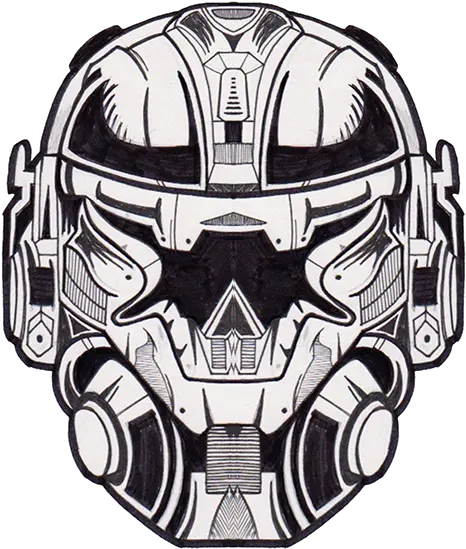 Titanfall Trooper Titanfall Pilot Helmet Drawing Png Titanfall Png