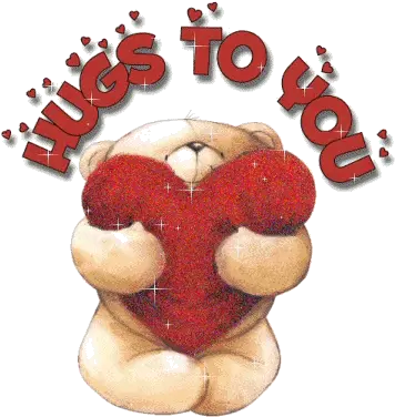 Hugs To You Glitter Teddy Bear Hug Quotes Images Heart Hugs Png Hug Icon