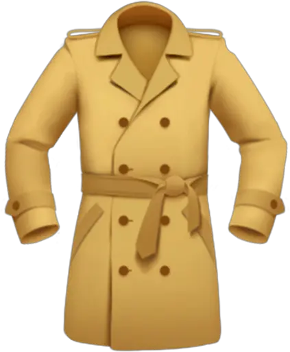 Trenchcoat New Apple Emoji For Ios 11 In 2017 Popsugar Iphone Coat Emoji Png Ios Emoji Png