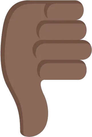 Thumbs Down Sign Dark Skin Tone Emoji Emoticon Vector Icon Hand Png Nails Emoji Png