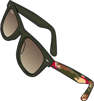 Ray Ban Camouflage Wayfarer Sunglass Hut Exclusive Ray Ban Wayfarer Camo Png Ray Ban Png