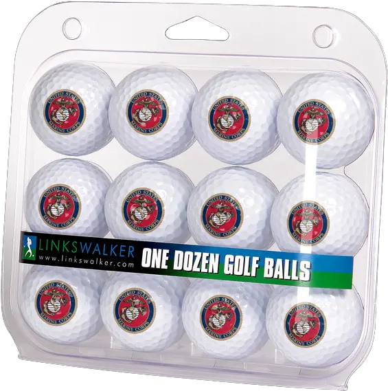 Pack Of 12 Usmc Emblem Golf Balls Golf Ball Png Golf Ball Transparent