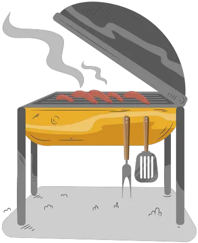 Sausage Hot Dog Bbq Grill Churrasco Png Bbq Transparent