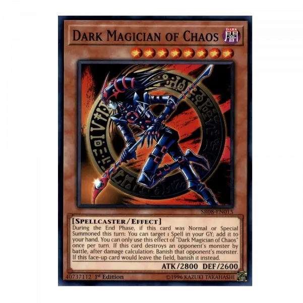 Dark Magician Of Chaos Sr08en015 Common 1st Edition Dark Magician Of Chaos Ioc Png Dark Magician Png