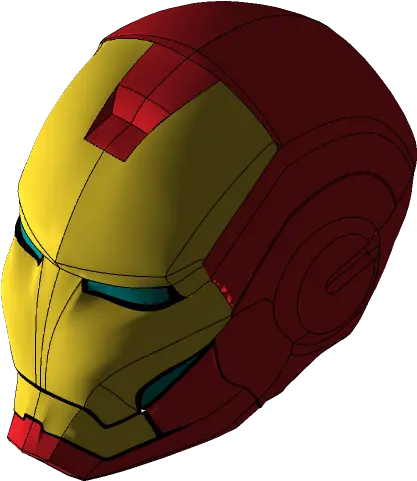 Iron Man Helmet 3d Cad Model Library Grabcad Iron Man Png Iron Man Mask Png