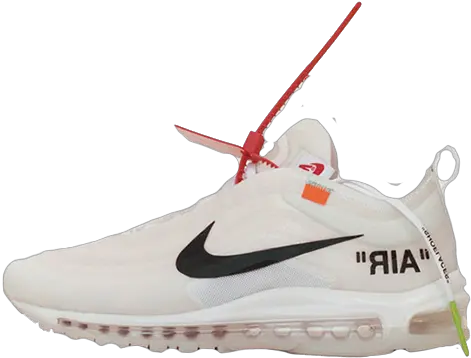 Off Virgil Abloh X Nike Air Max 97 Png White Nike Logo Transparent