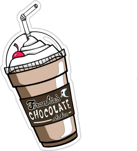 Chocolate Milkshake Sticker Lid Png Milkshake Transparent