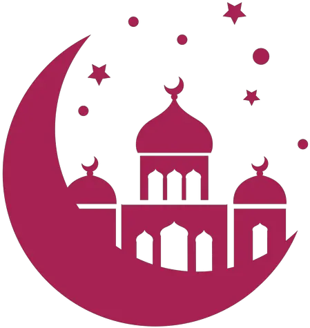 Mosque Tower Dome Crescent Star Detailed 1295712 Png Mosque Moon Vector Png Star Silhouette Png