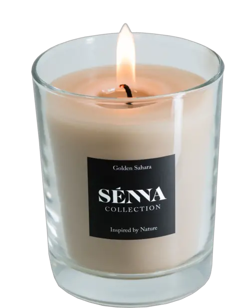 Sénna Golden Sahara Scented Candle Advent Candle Png Candle Transparent Png