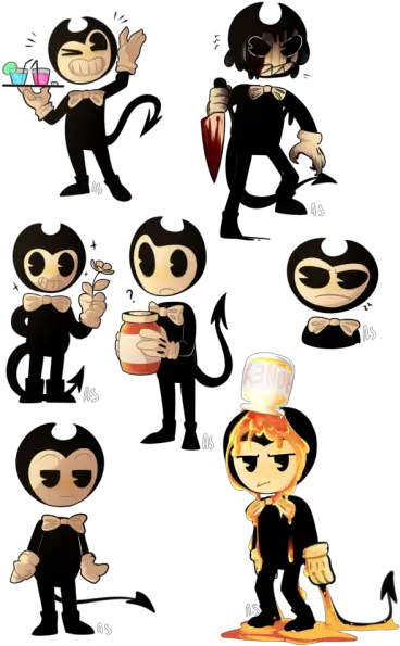 Tumblr Om718az8g71uc9m5do1 400 Bendy And The Ink Machine Bendy X Ink Cuphead Png Bendy And The Ink Machine Png