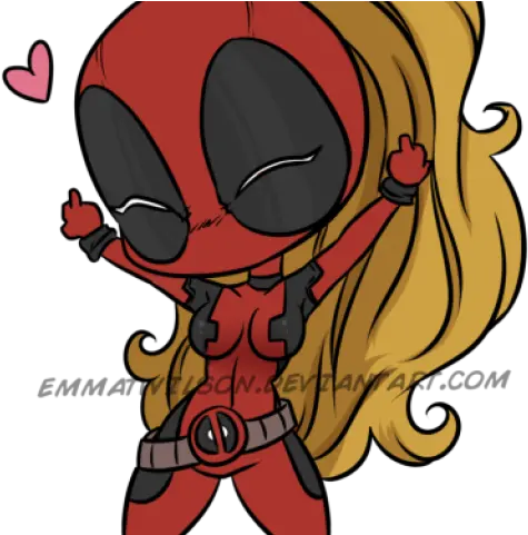 Chibi Deadpool Drawings Clipart Full Size Clipart Easy Cartoon Deadpool Drawing Png Dead Pool Logo