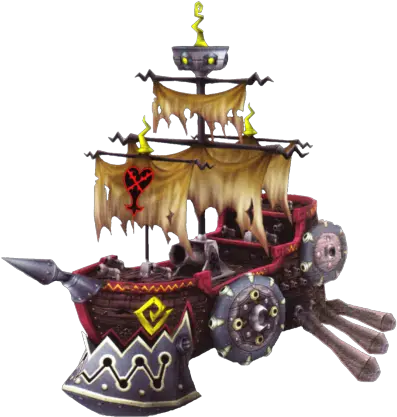 Pirate Ship Kingdom Hearts 2 Phantom Storm Png Pirate Ship Png