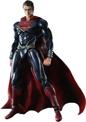 Superman Play Arts Kai Action Figure Play Arts Kai Man Of Steel Superman Png Man Of Steel Logo Png