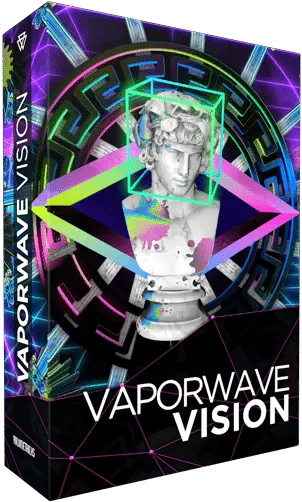 Vaporwave Vision 10 Vj Loops Pack Art Png Vaporwave Statue Transparent