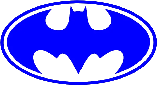 Blue Batman Logo Simbolo De Batman Para Dibujar Png Bat Man Logo