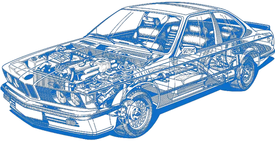 European Auto Repair Empower Automotive United States Bmw 635 Csi Cutaway Png Luxury Car Png