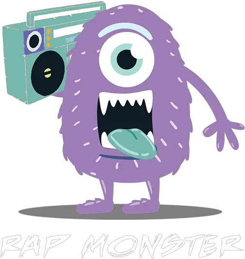 Rap Monster Cartoon Cute Halloween Boombox Dark Weekender Tote Bag Cartoon Png Rap Monster Png