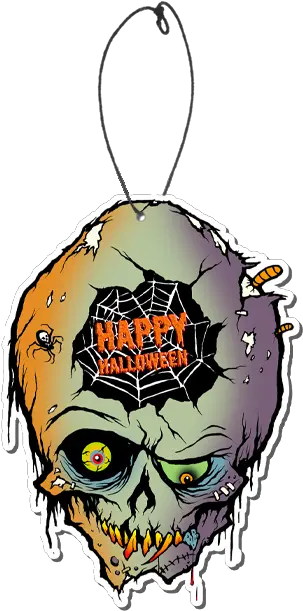 Happy Halloween Head Scare Freshner Illustration Png Happy Halloween Transparent