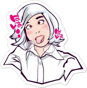 Ahegao Girl 3v1 Sticker By Ahegaoculture Design Humans Clip Art Png Ahegao Transparent