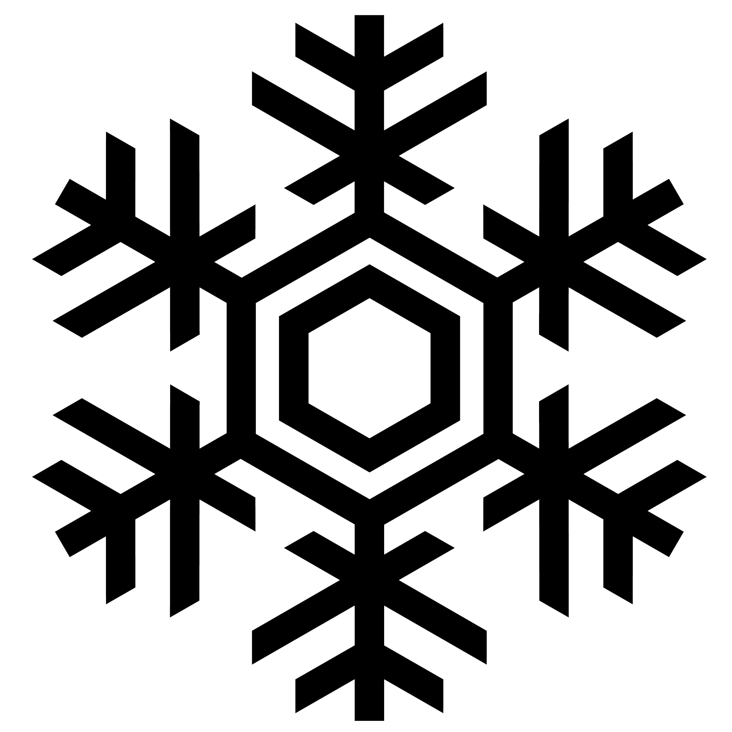 Snowflake Png Black And White