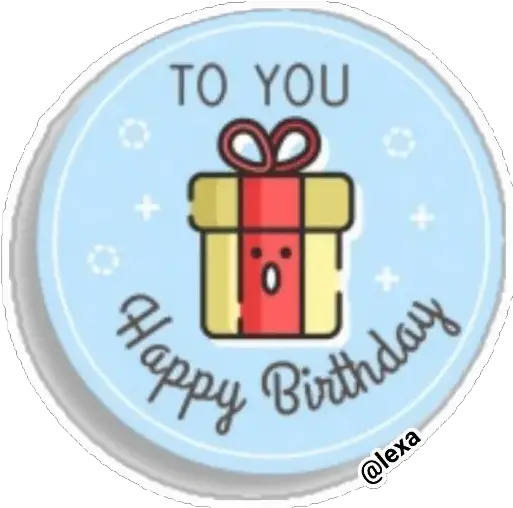 Sticker Maker Happy Birthday Circle Png Facebook Birthday Icon