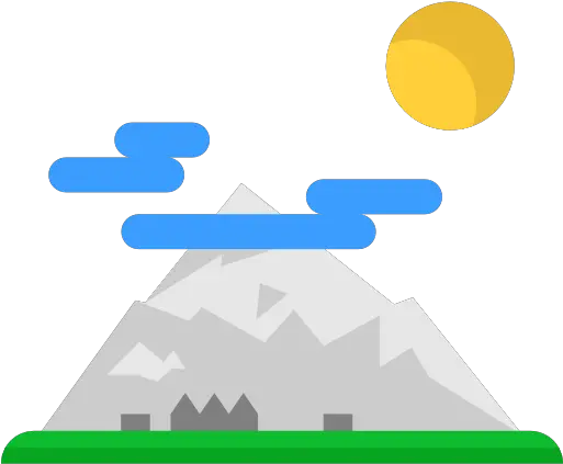 Landscape Mountains Snow Nature Altitude Flag Mountain Mountain Flat Icon Png Mountain Icon Png