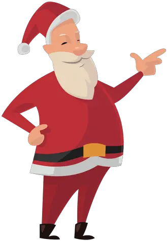 Transparent Png Svg Vector File Cartoon Transparent Santa Santa Transparent