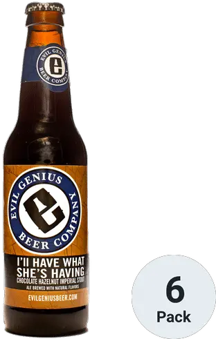 Evil Genius Il Have What Shes Having Brooklyn Lager Png Evil Genius Logo