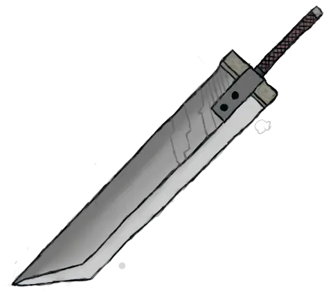 Cloud Buster Sword Png 8 Image Clouds Sword Clip Art Cloud Strife Png