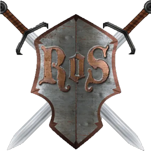 Cropped Roslogopng U2013 Realm Of Strife Shield Sword Logo Png