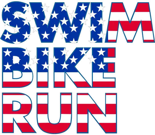 Swim Bike Run Custom Logo Clip Art Png Patriotic Logos