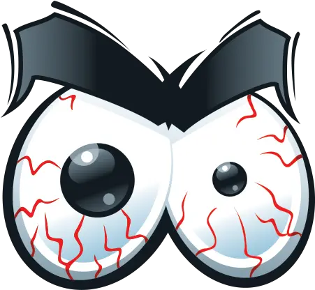 Printed Vinyl Angry Eye Angry Eyes Cartoon Transparent Png Angry Eyes Png