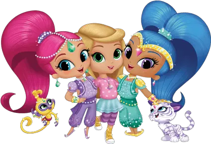 Shine Friends Transparent Png Shimmer And Shine With Leah Friends Transparent