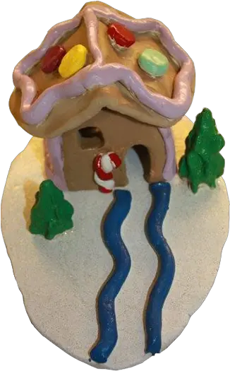 Gingerbread House Clay For Kids Gingerbread Png Gingerbread House Png