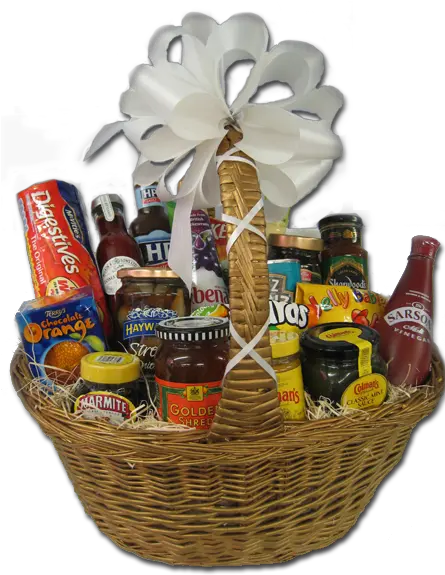 Download Basketgold Cartoon Hamper Png Basket Png