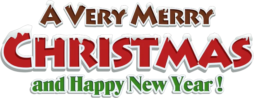 Merry Christmas Text Png Transparent Text Merry Christmas And Happy New Year Merry Christmas Transparent Background