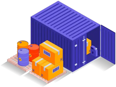 Warehouse Icon Download In Colored Outline Style Logistics Png Warehouse Icon