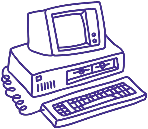 Desktop Computer Icon Transparent Png U0026 Svg Vector Office Equipment Computer Icon Png Black