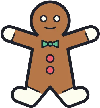 Gingerbread Man Free Icon Of Merry Holidays Pain D Épice Icon Png Gingerbread Man Png