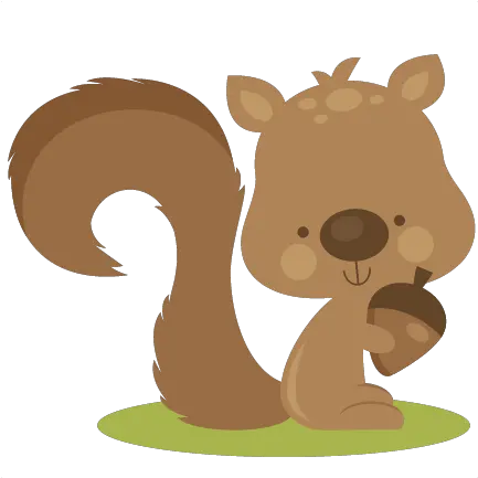 Fall Squirrel Svg Cutting Files For Squirrel Cute Clip Art Png Squirrel Clipart Png