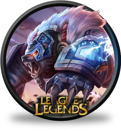 Vector Drawing League Of Legends Png Transparent Background League Of Legends Volibear League Of Legends Icon Png