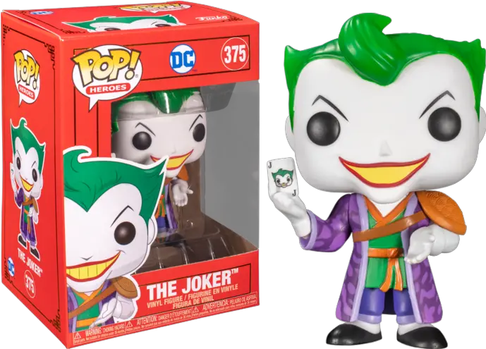 Dc Imperial Palace Pop Heroes Vinyl Figure Joker Imperial Palace Joker Funko Pop Png Dc Icon Statues