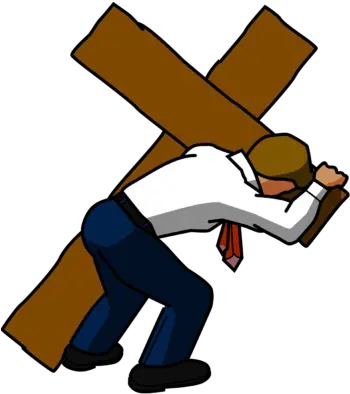 The Classical Christian Difference Cross That Incites Us Man Carrying Cross Clipart Png Jesus On Cross Png