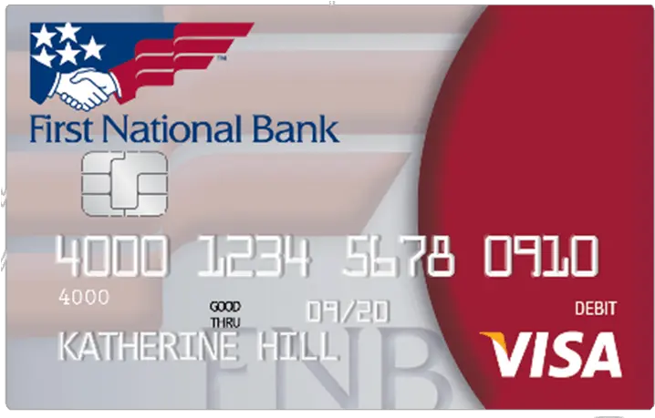 Debit Credit Cards First National Bank Card Png Bank Of America Desktop Icon