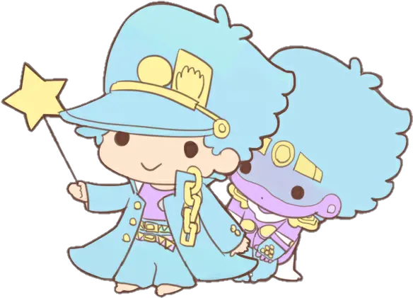 Download Chibi Cute Jotaro Kujo Png Star Platinum Png