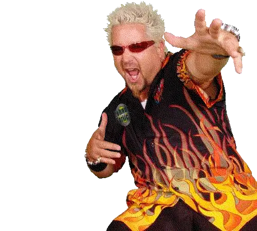 Packing Heat Guy Fieri Fire Shirt Png Guy Fieri Png