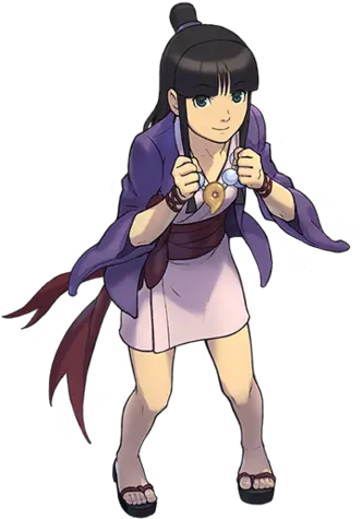 Maya Fey Animoe Ace Attorney Maya Fey Png Phoenix Wright Transparent