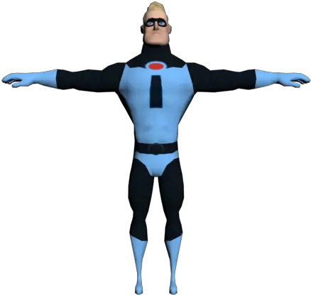 Pc Computer The Incredibles Bob Parr Young Mr Classic Mr Incredible Blue Suit Png Incredibles Png